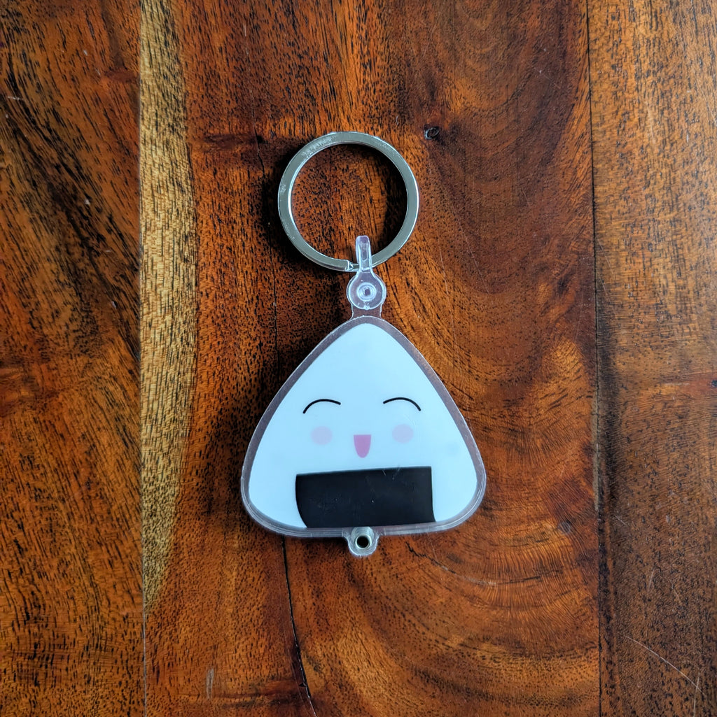 Rice Ball Customizable Shaker Keychain image 2