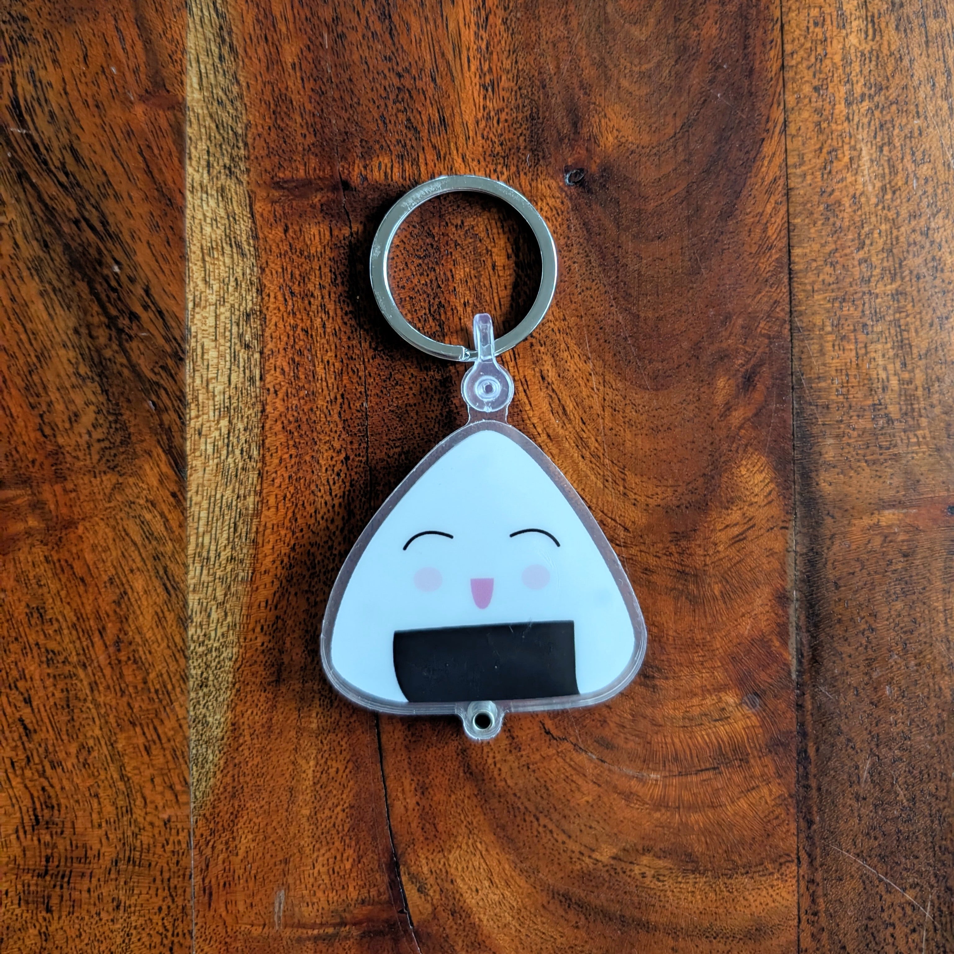Rice Ball Customizable Shaker Keychain image 2
