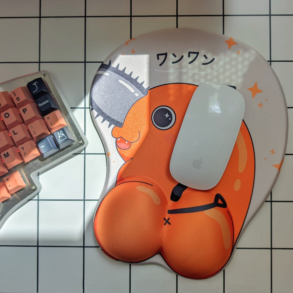 Chainsaw Man Pochita - 3D ergonomic mousepad image 0