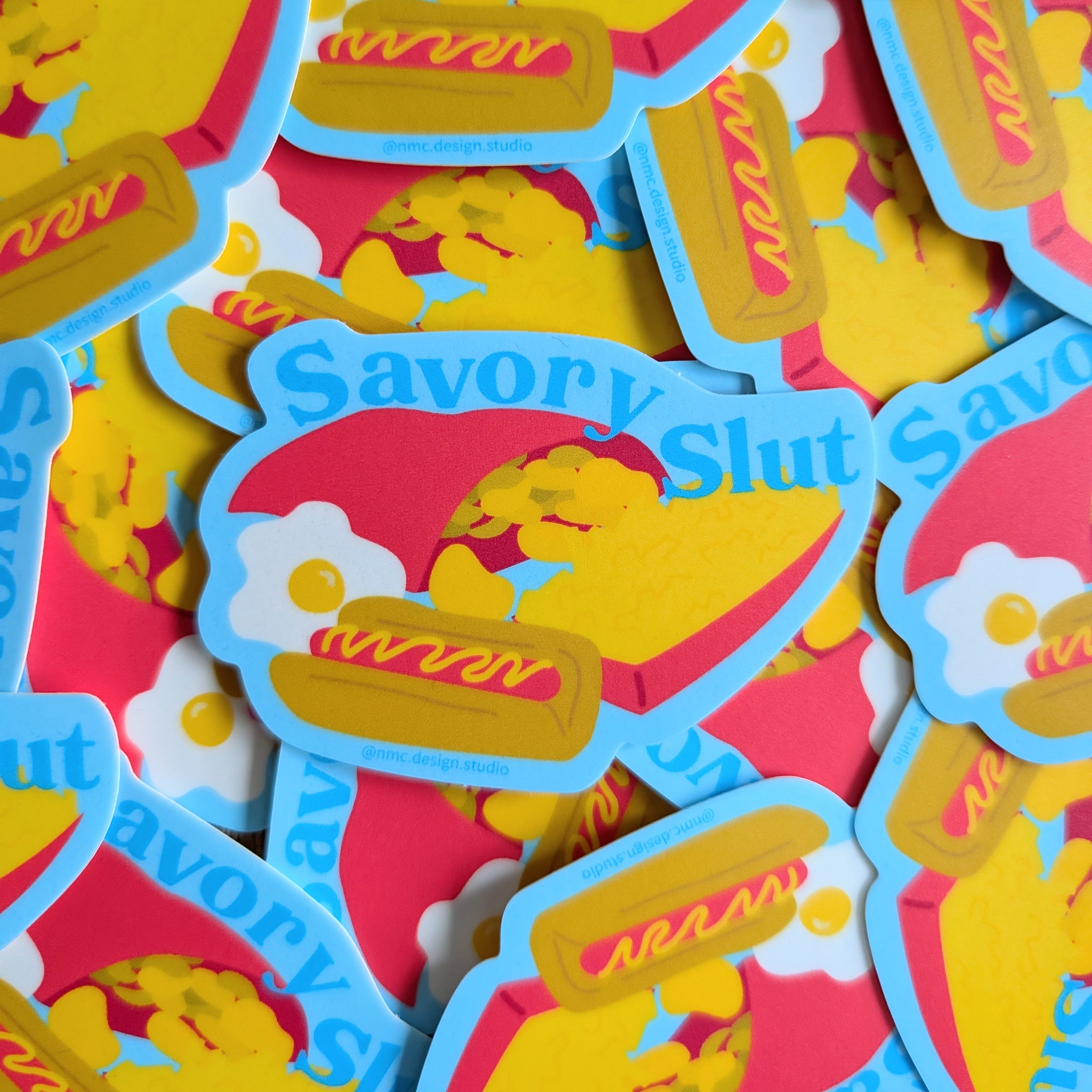 Savory Slut - Vinyl Food Sticker image 1