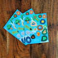 Animal Crosswalk Vinyl Trinket Sticker Sheet image 0