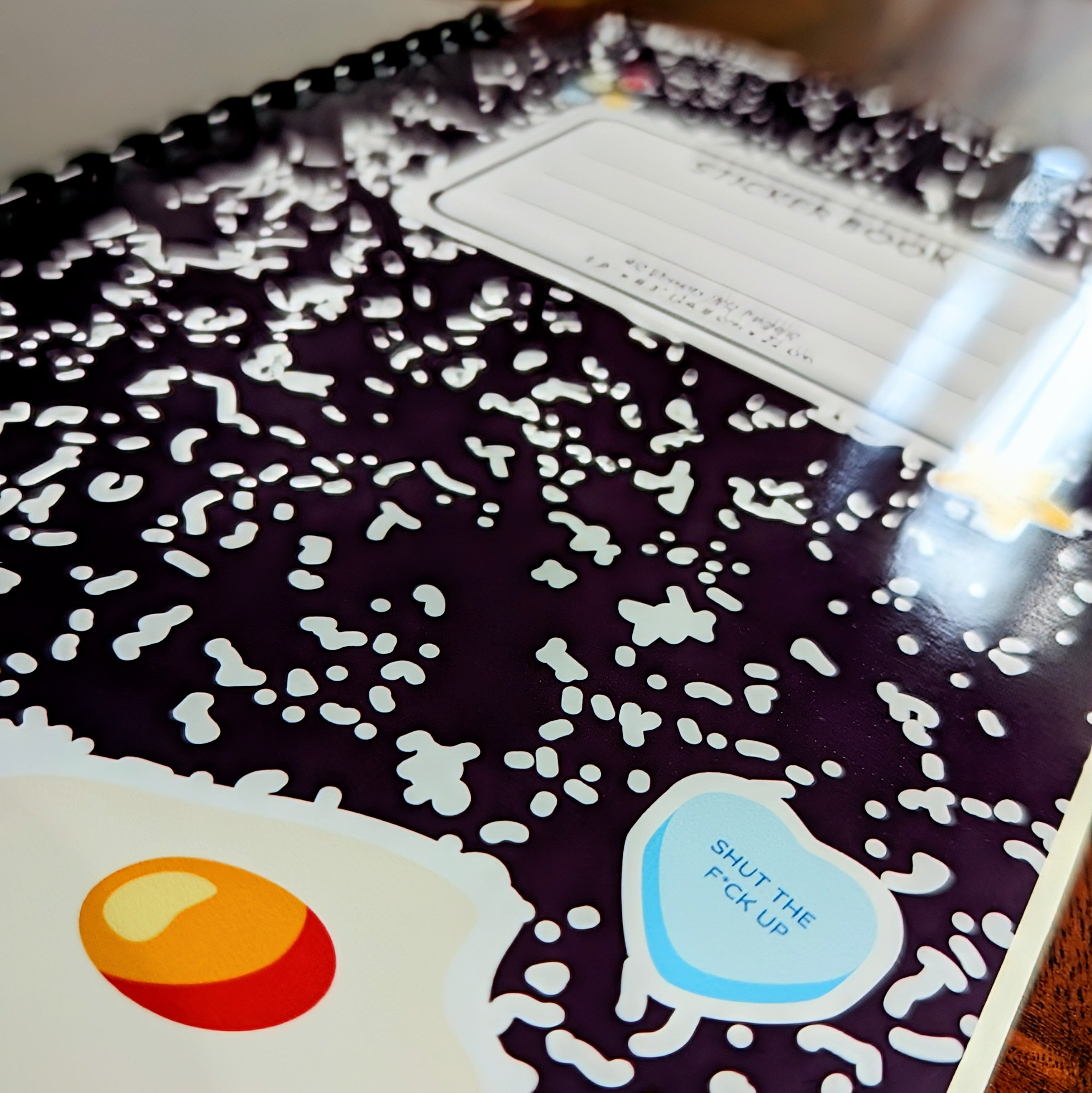 Composition Sticker Book - Reusable Sticker Storage image 6