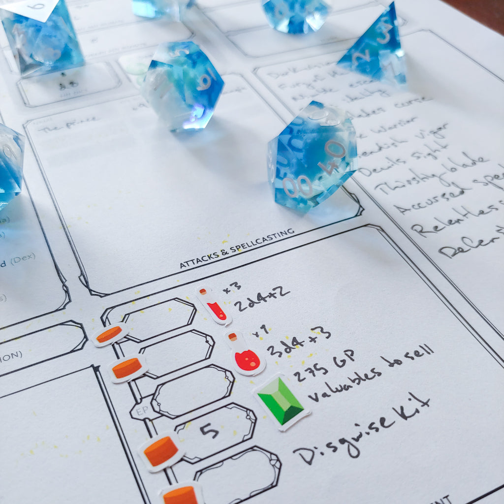 TTRPG Sticker Sheet image 3