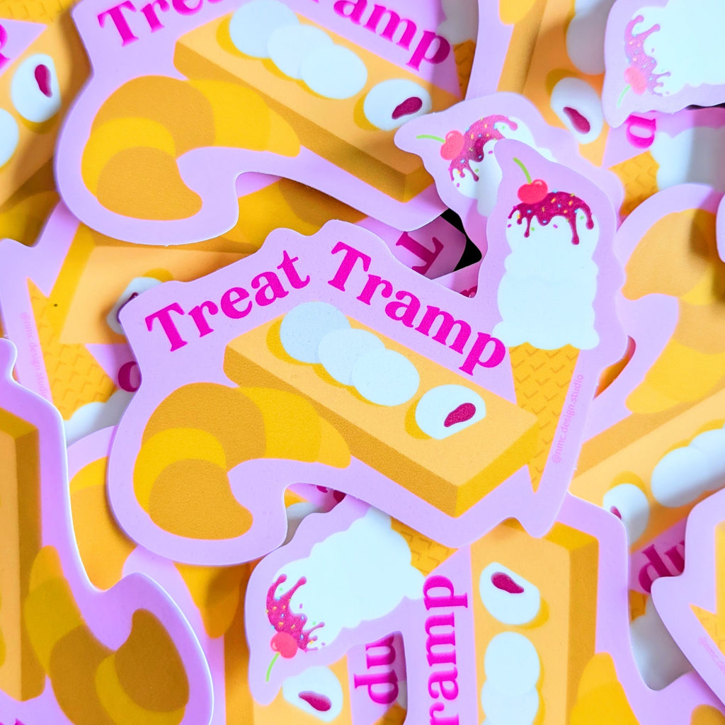 Treat Tramp - Vinyl Food Sticker image 0