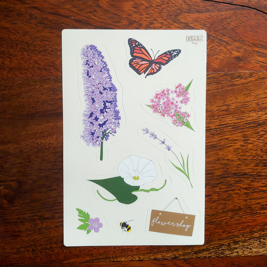 Backyard Flower Shop Sticker Sheet image 5