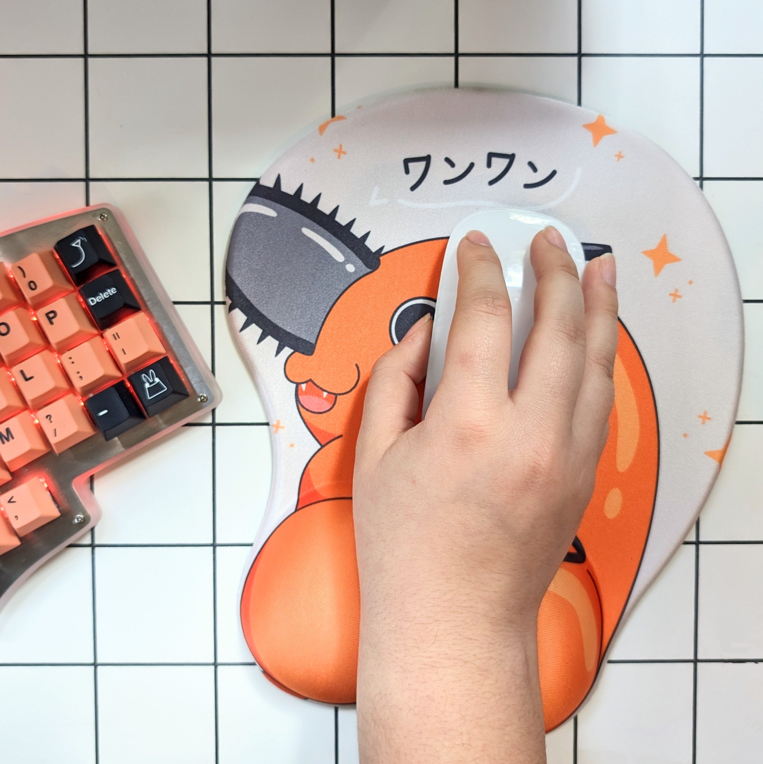 Chainsaw Man Pochita - 3D ergonomic mousepad image 2