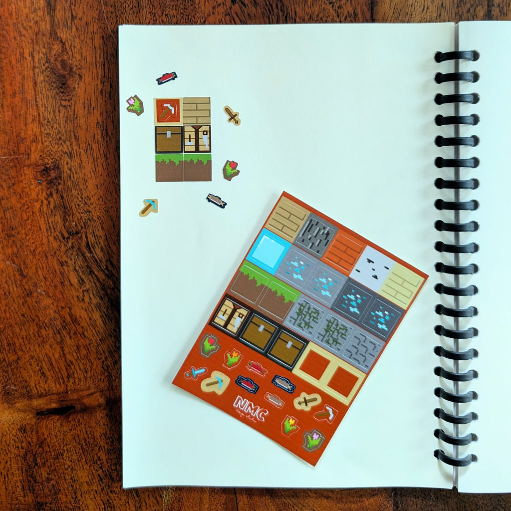 MineBlock Sticker Sheet image 0