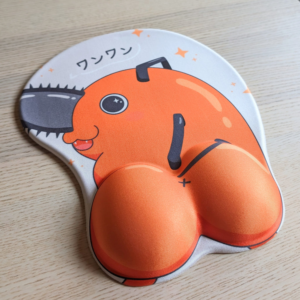 Chainsaw Man Pochita - 3D ergonomic mousepad image 1