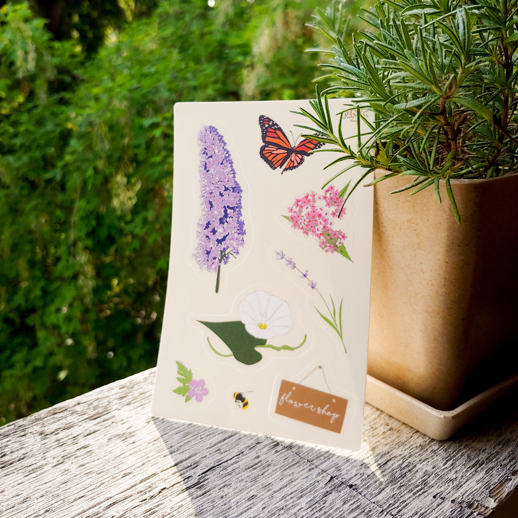 Backyard Flower Shop Sticker Sheet image 4