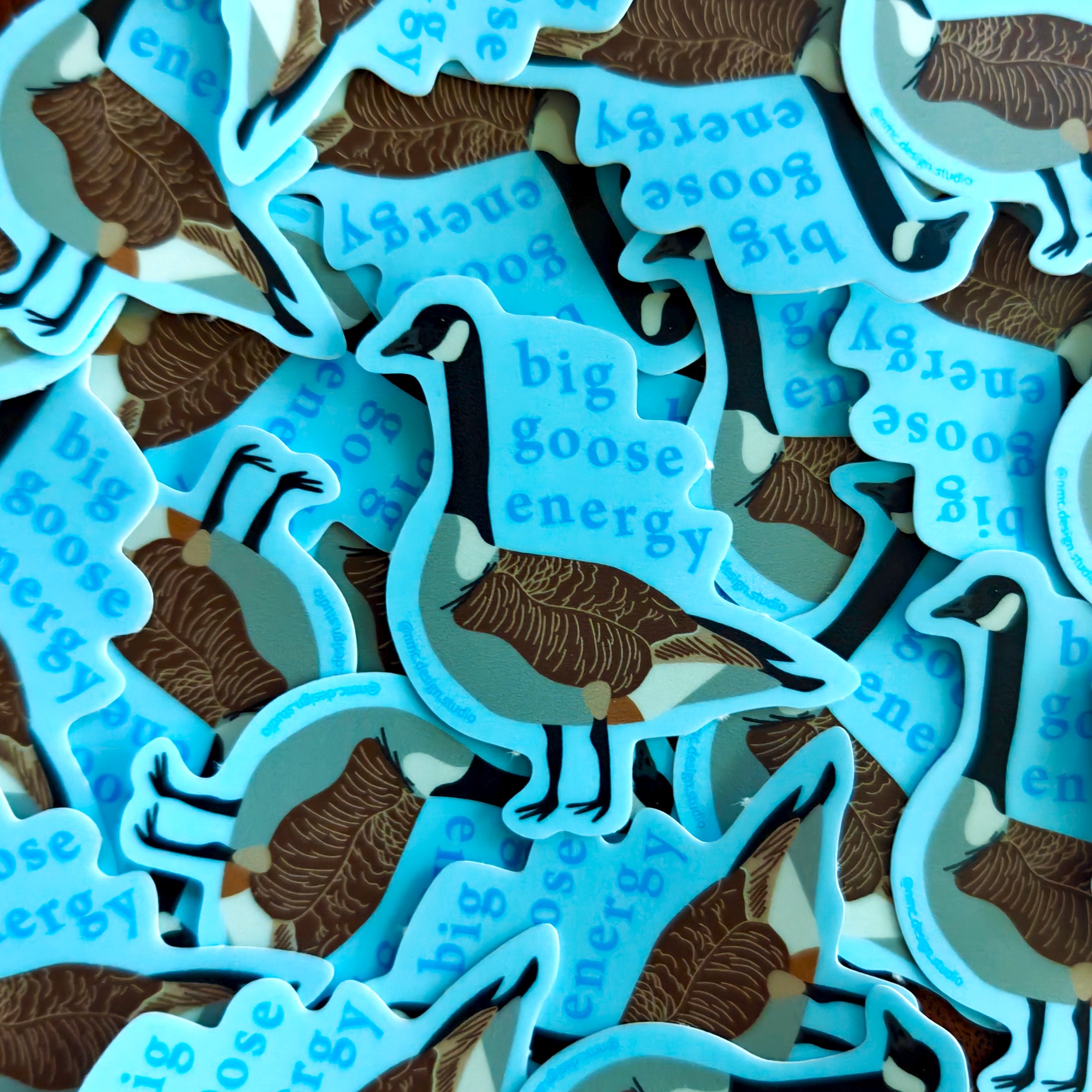 Big Goose Energy - Silly Animal Vinyl Sticker