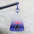 Music Box Frosted Matte Acrylic Keychain
