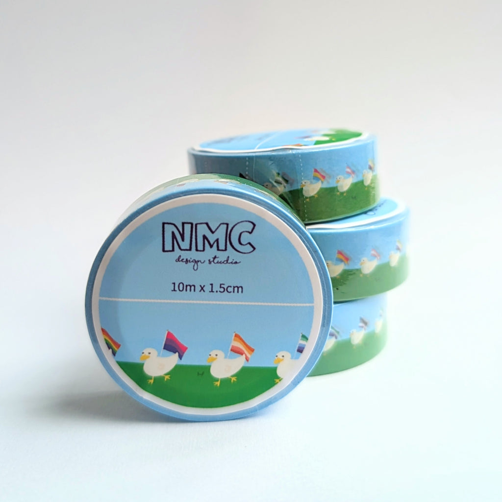 Duck Parade Pride Flag Washi Tape