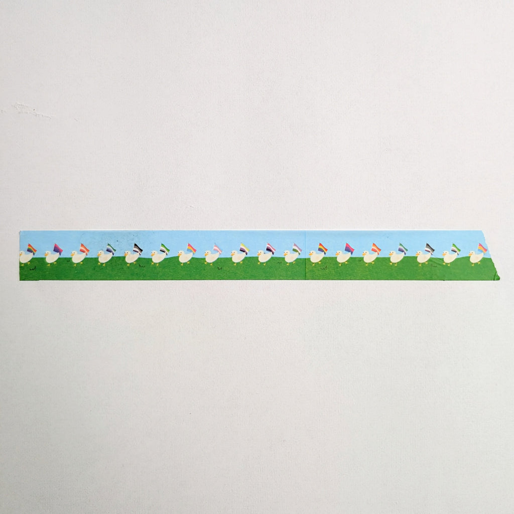 Duck Parade Pride Flag Washi Tape