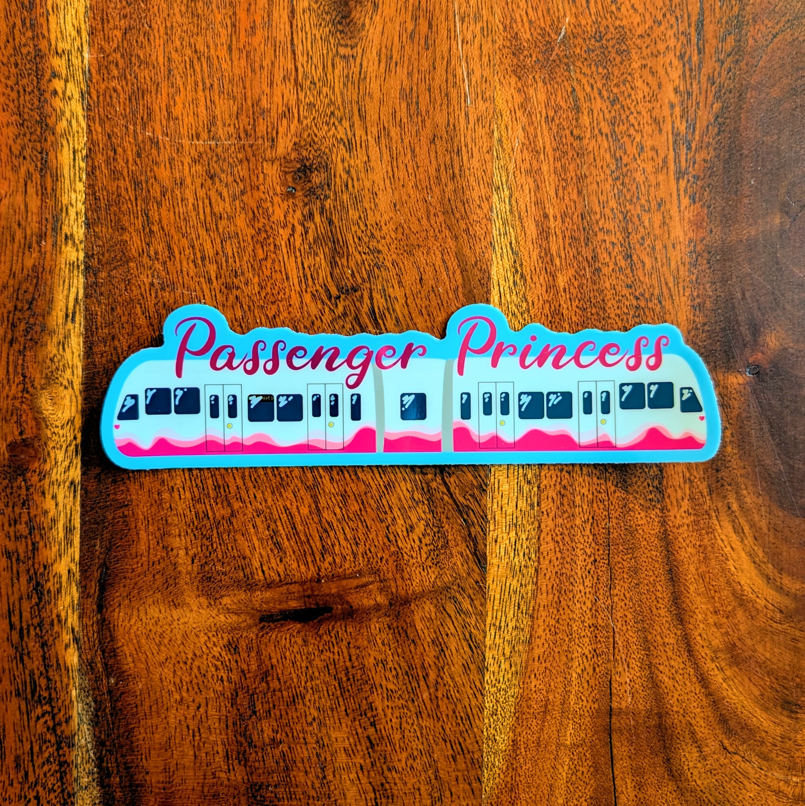 Passenger Princess Transit Vinyl Sticker