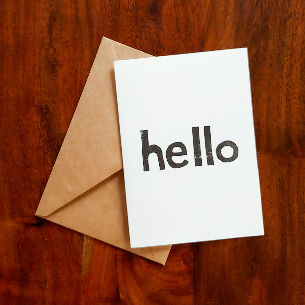 Hello Idiot - Rude Greeting Card