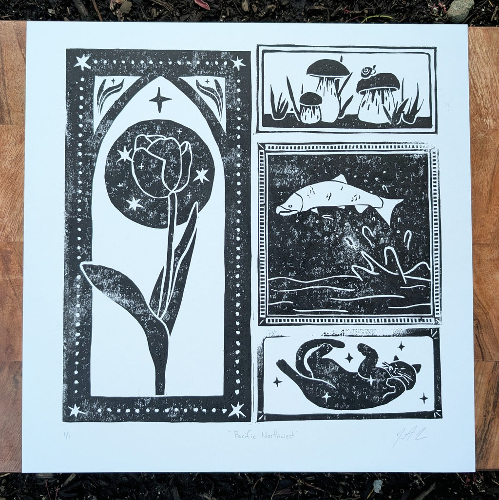 Custom Tiled Block Print image 3