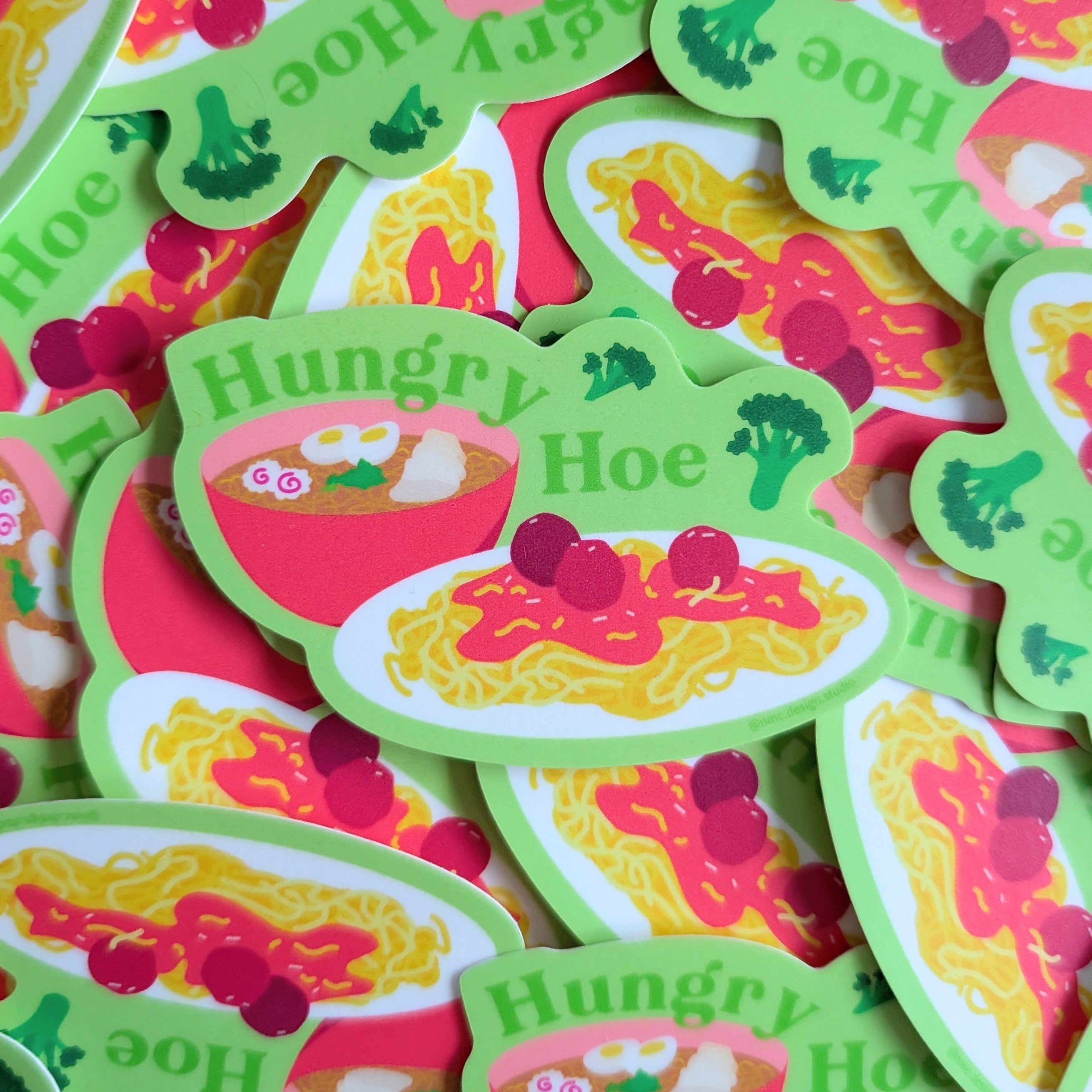 Hungry Hoes - Vinyl Food Sticker image 1