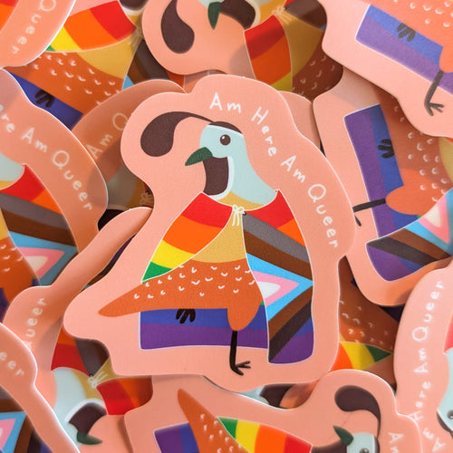 Am Queer Vinyl Matte Sticker image 0