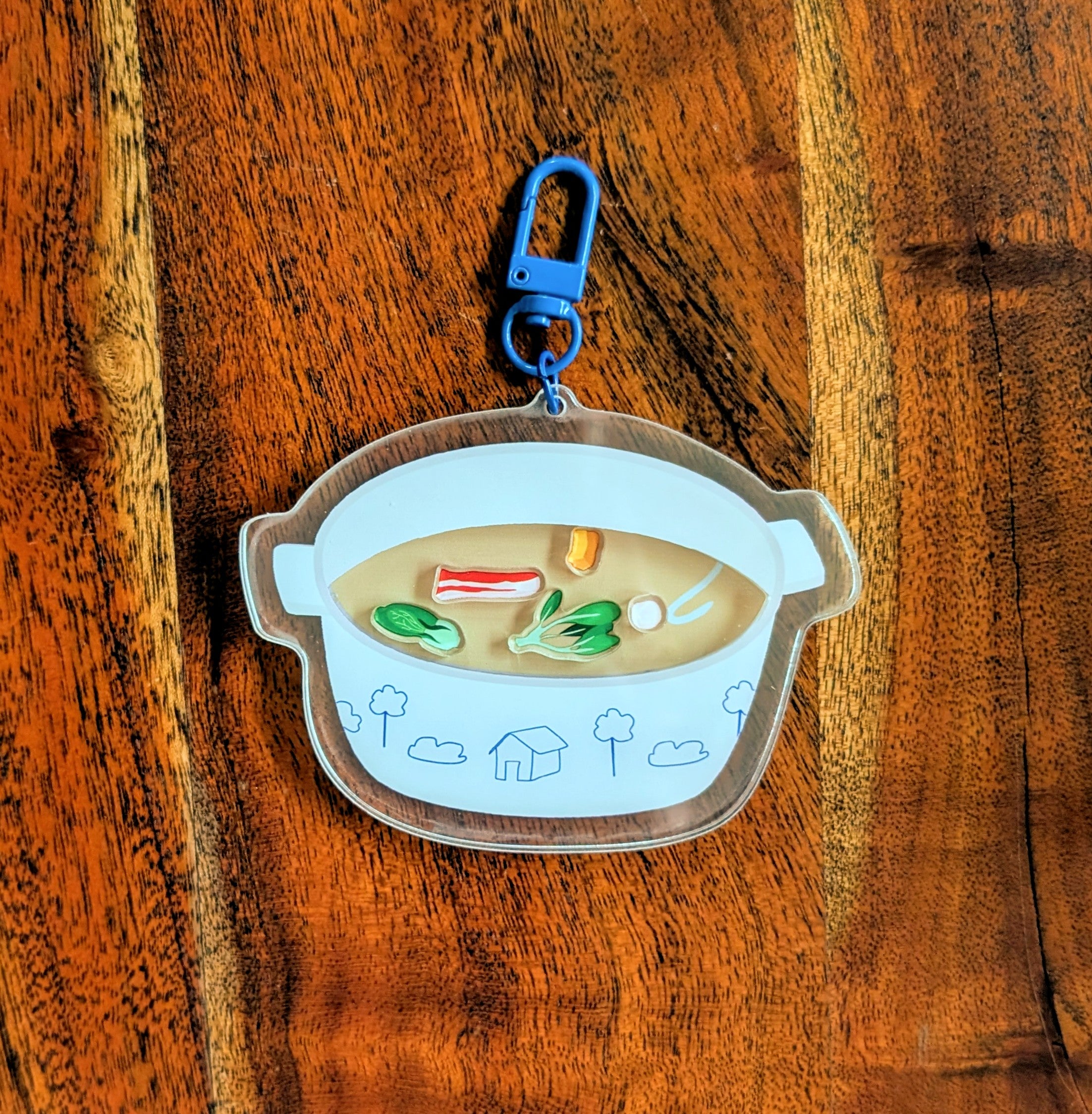 Hot Pot Acrylic Keychain - Shaker image 0