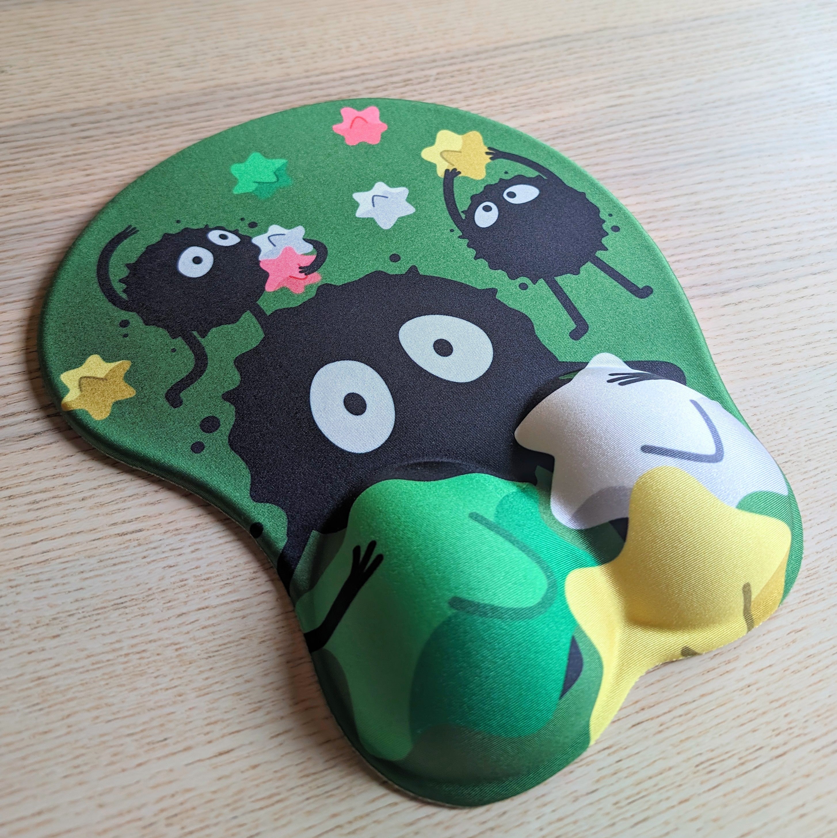 Ghibli Soot Sprite - 3D ergonomic mousepad image 1