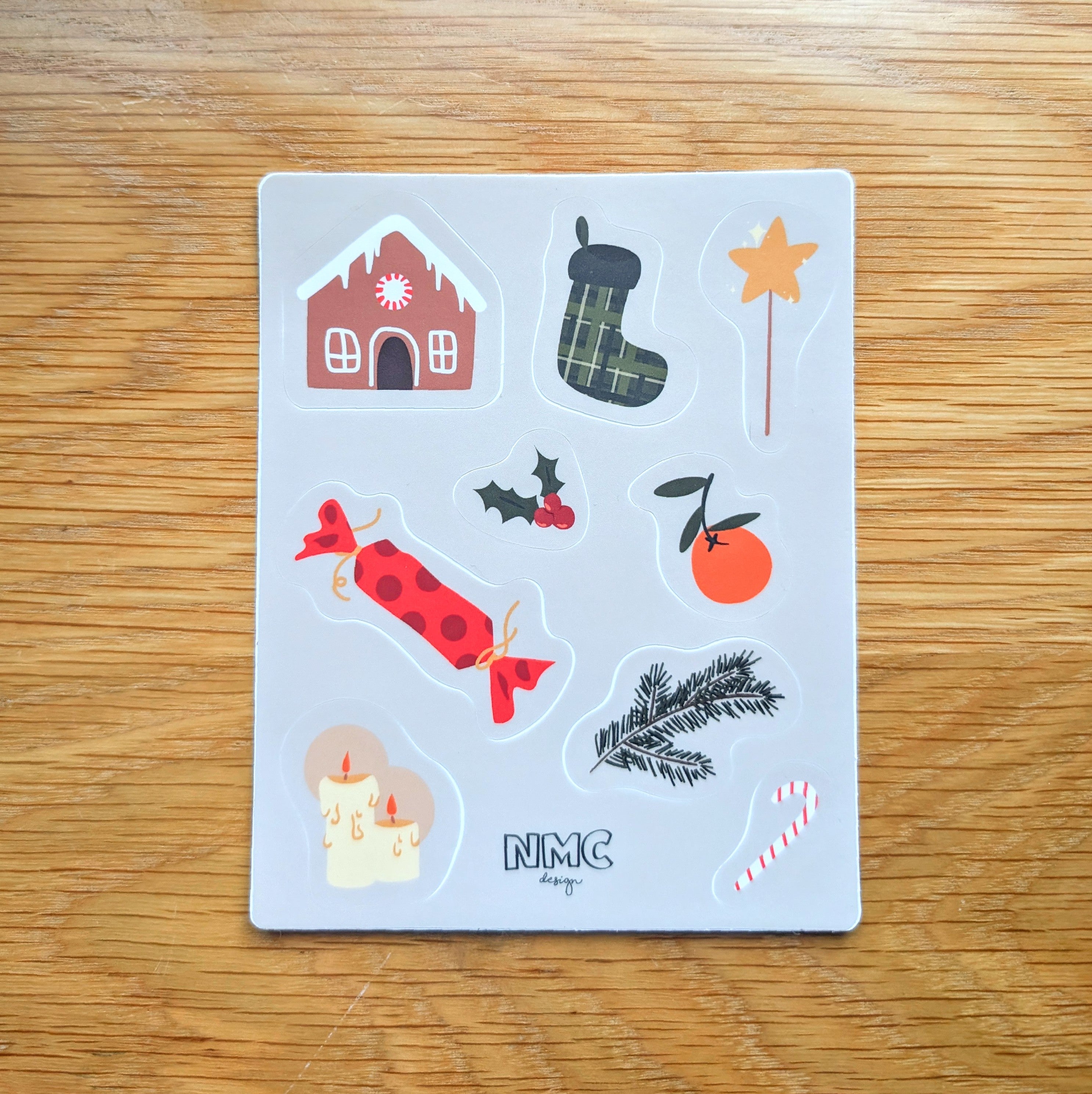 Holidays Vinyl Sticker Sheet - Christmas and Winter 2025 image 2