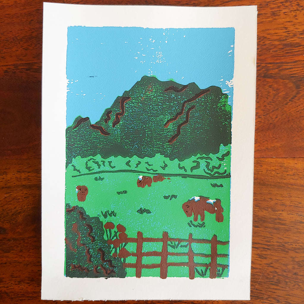 Moountains and Meadows Print image 1