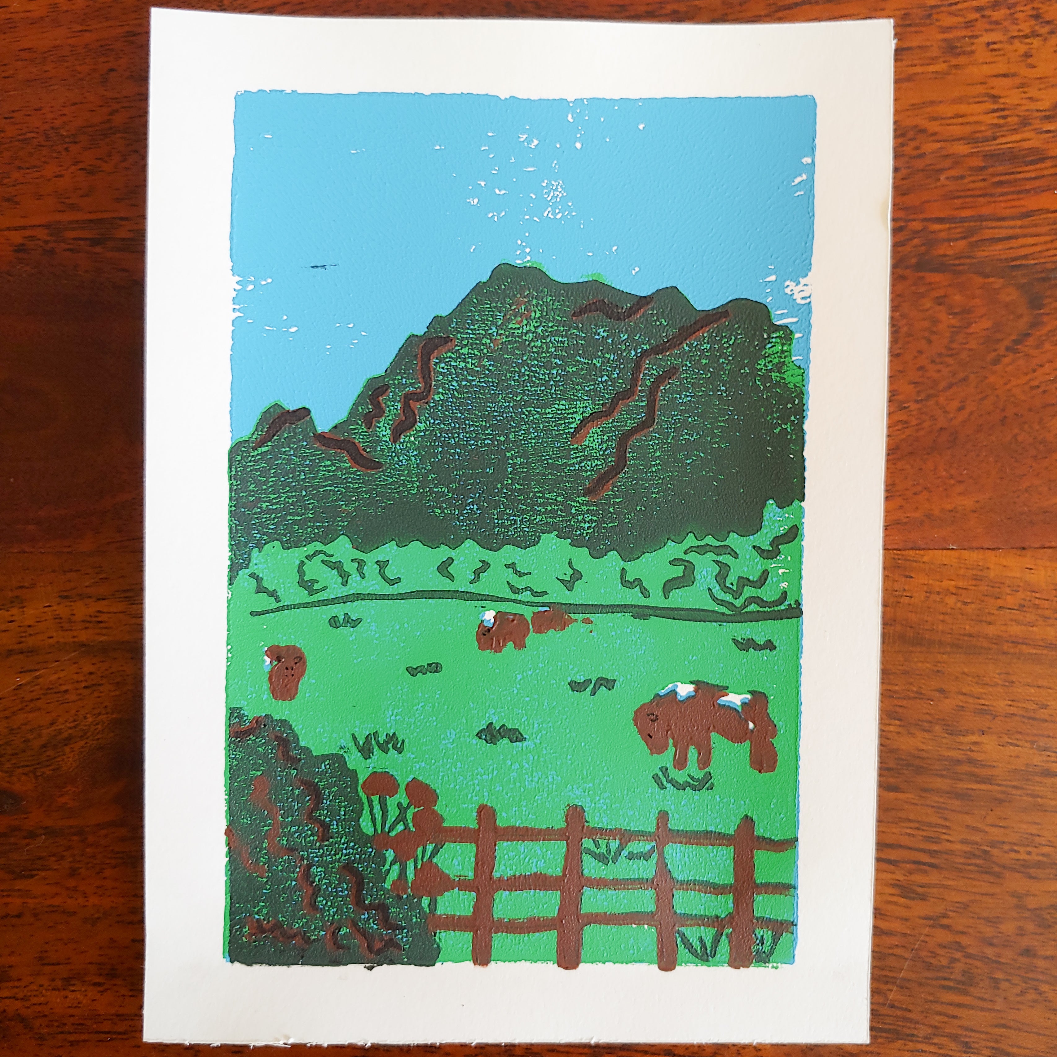Moountains and Meadows Print image 1