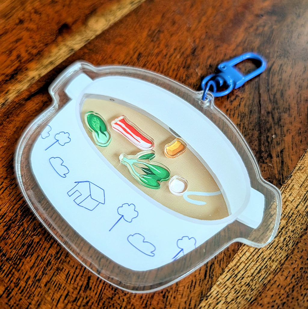 Hot Pot Acrylic Keychain - Shaker image 2