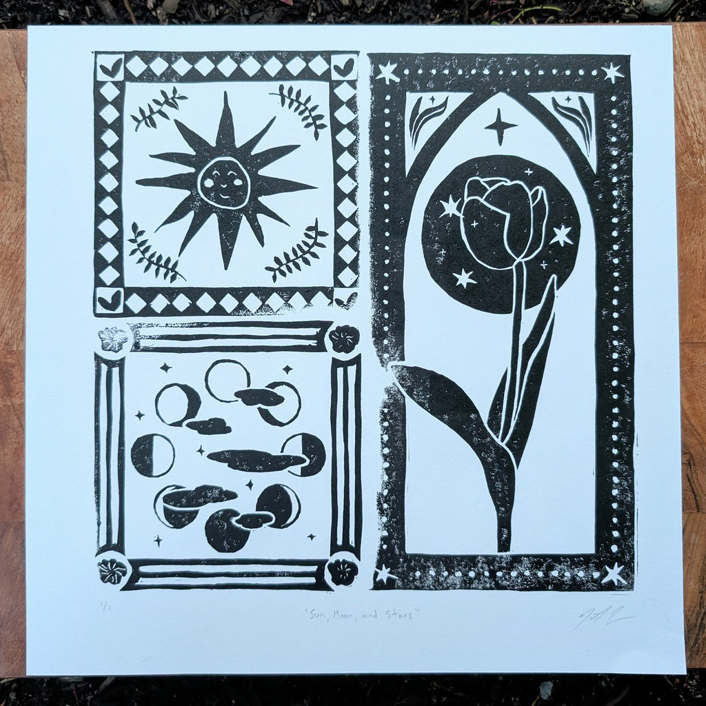 Custom Tiled Block Print image 4
